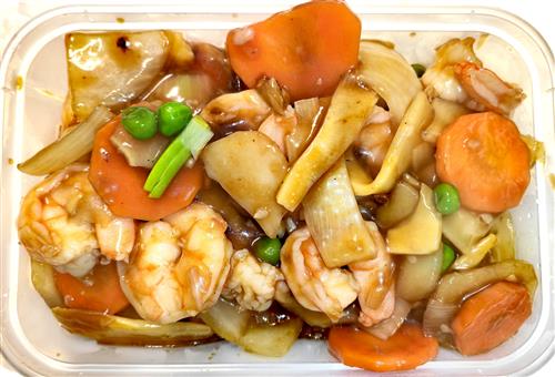 25________king prawns in oyster sauce